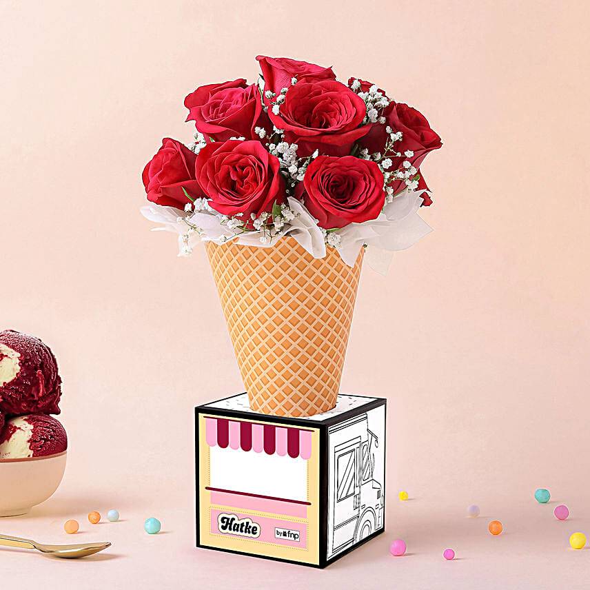 Red Velvet Roses & Pendant Combo