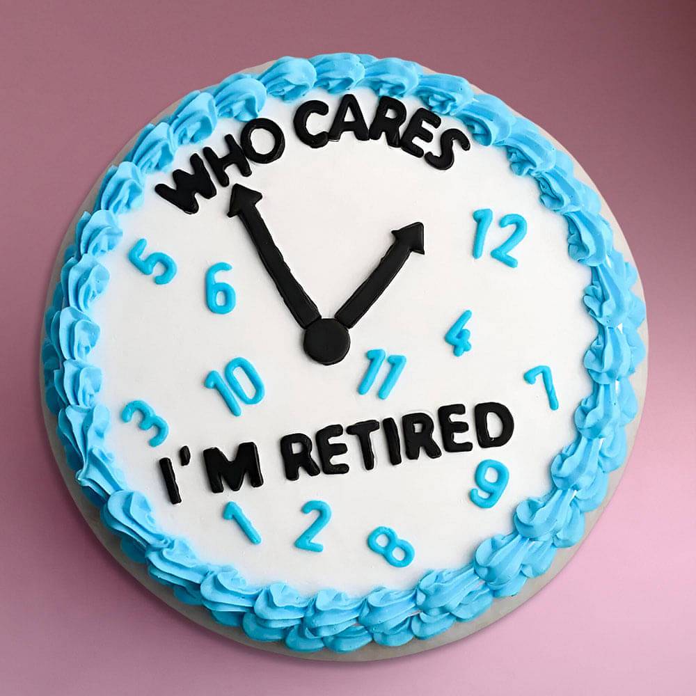 Joyful Retirement Cake