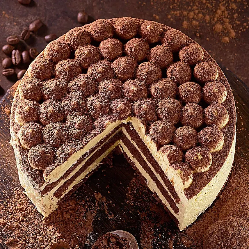 Rich Coffee Cream Cake Half Kg Eggless