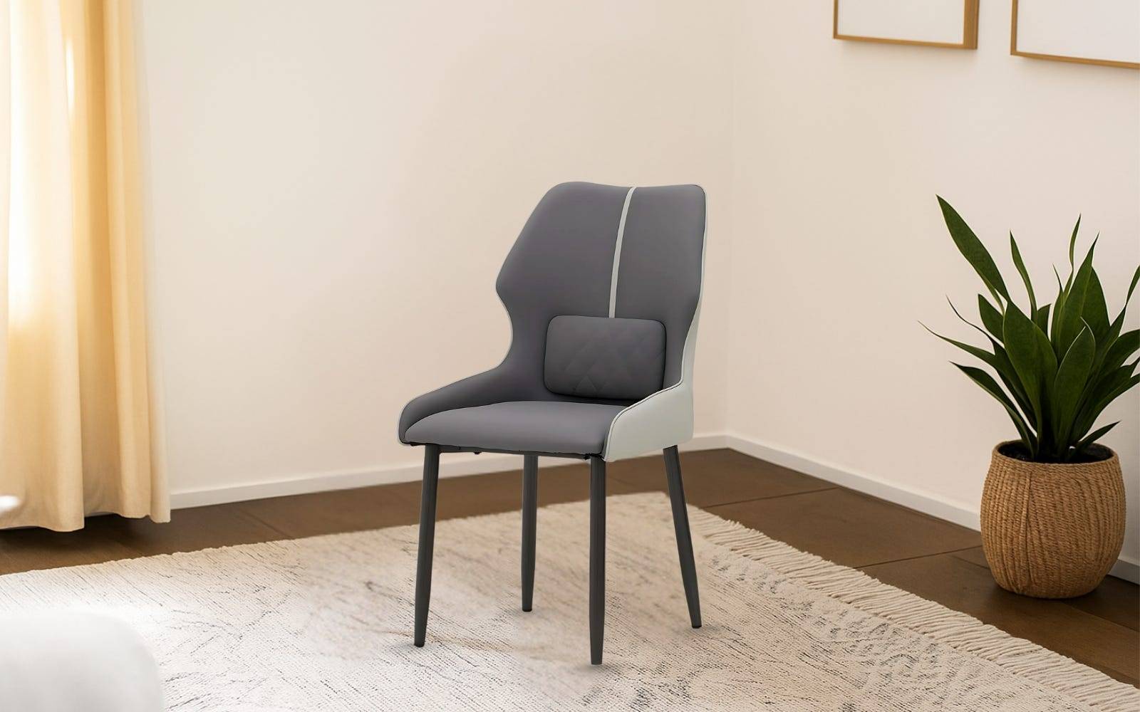 Royaloak Lucca Italian Leatherette Dining Chair