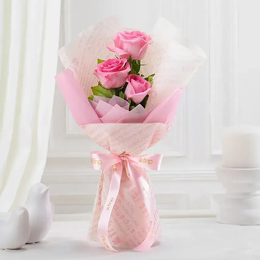 Romantic Pink Rose Arrangement