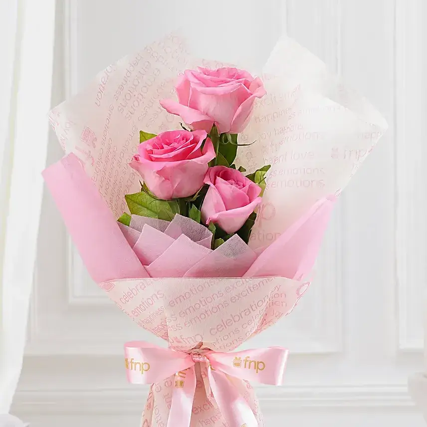 Romantic Pink Rose Arrangement