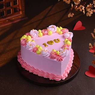 Romantic Heart Cake