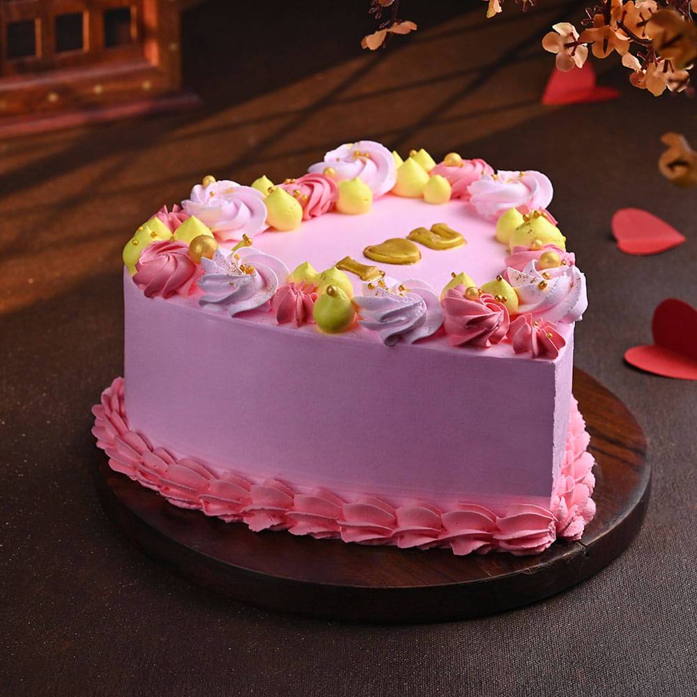 Romantic Heart Cake