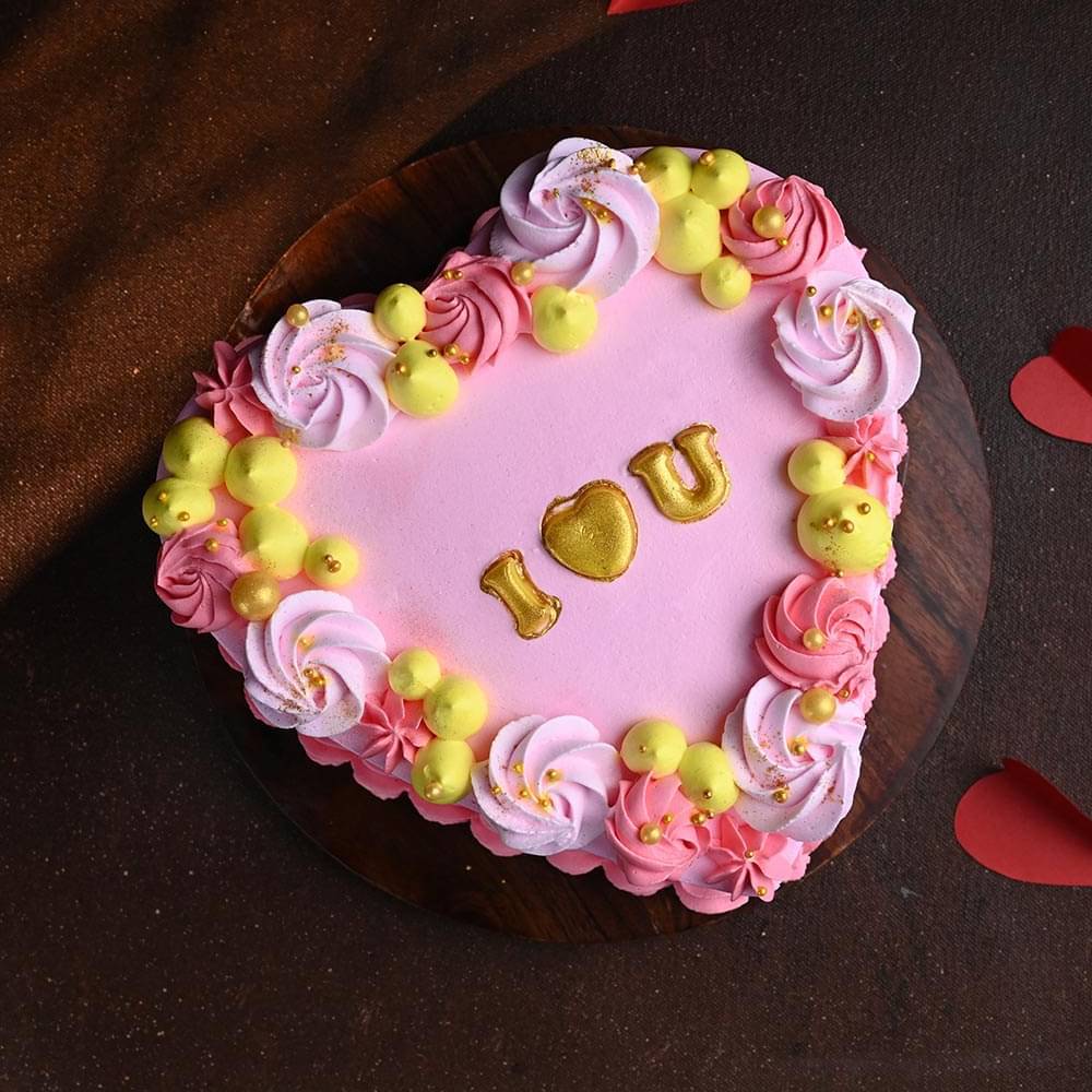 Romantic Heart Cake