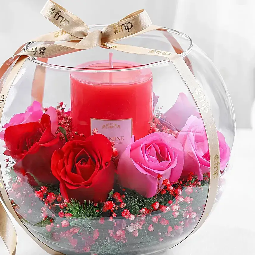 Rose & Candle Serenade