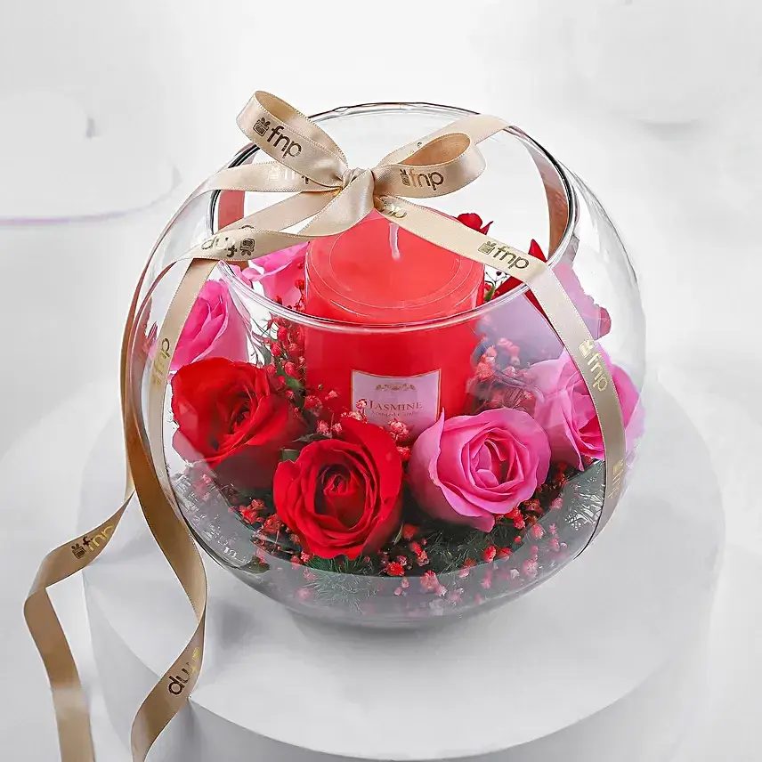 Rose & Candle Serenade