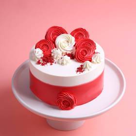 Rosette Love Red Velvet Cake