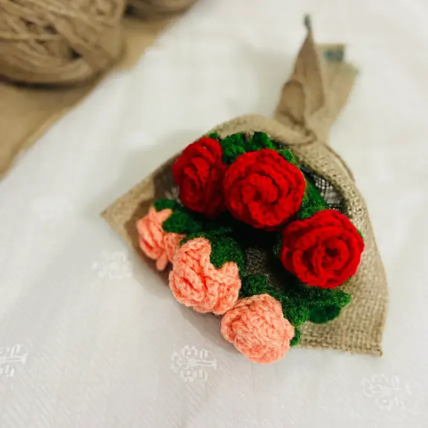 Rosy Crochet Blooms