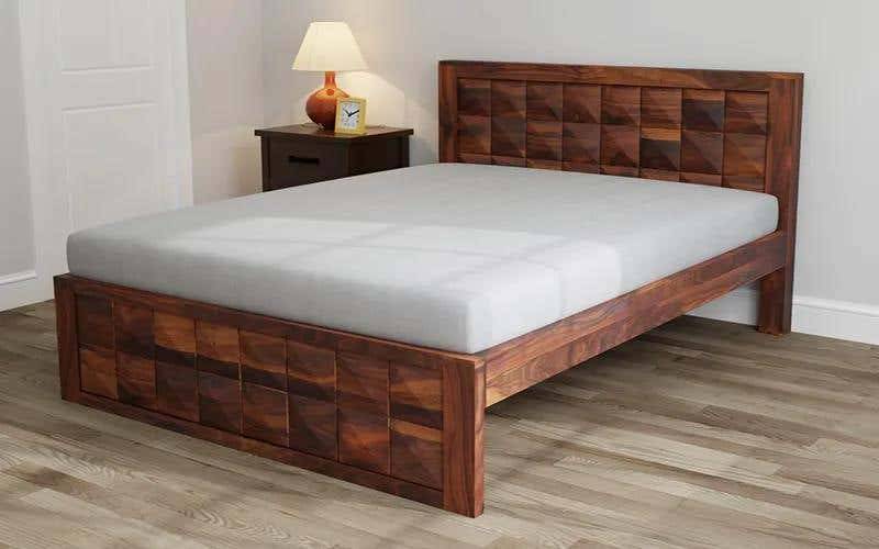 Royaloak Ashoka Queen Size Bed in Sheesham Wood
