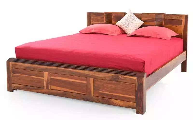 Royaloak Chola King Size Bed in Sheesham Wood
