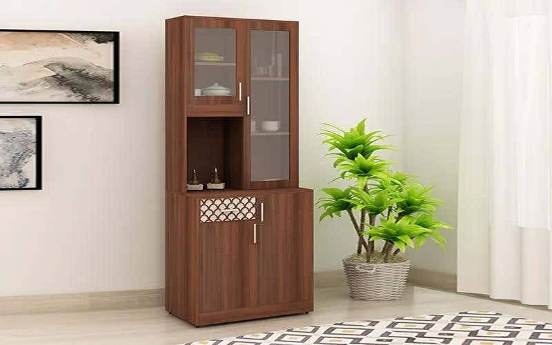 Royaloak Penang Malaysian Two Door Crockery Unit in Melamine Finish