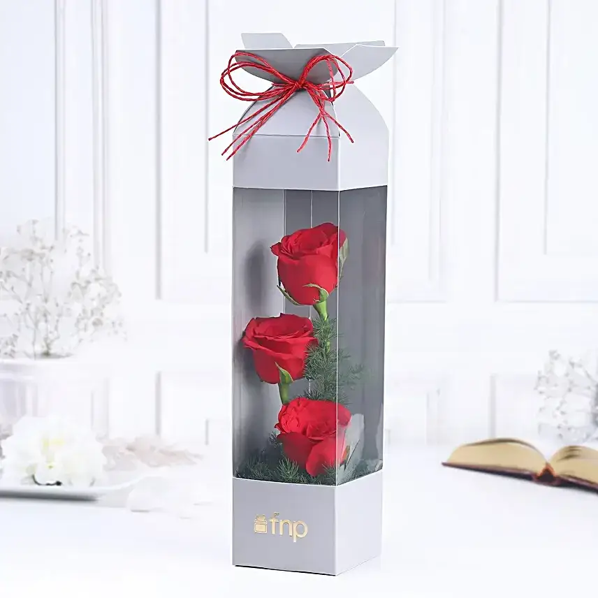 Ruby Rose Melody Bouquet & Truffle Cake Combo