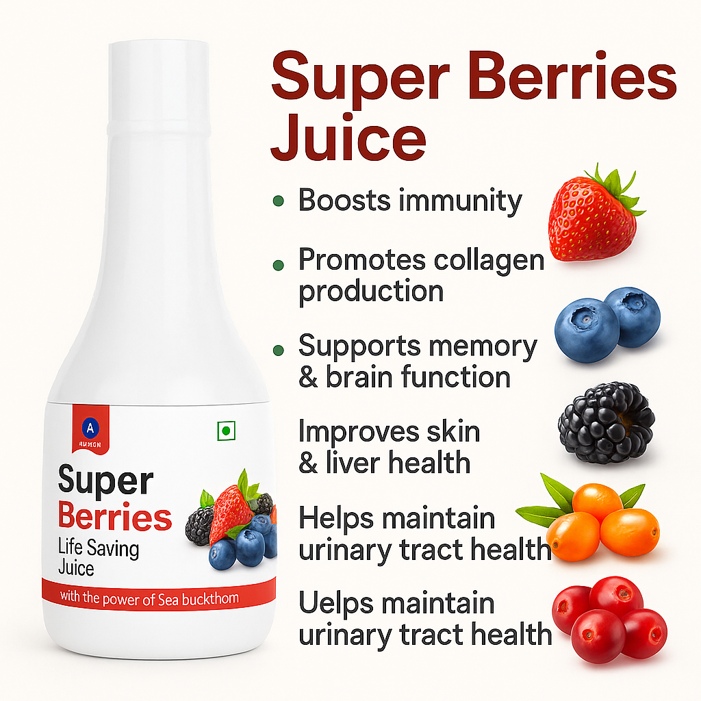 Multiberry Super Berries Life Saving Juice 500ml Pack of 1
