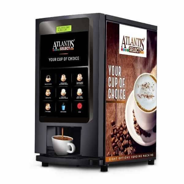 Atlantis coffee machine 2 lane(Tea and Coffee vending machine)office uses.