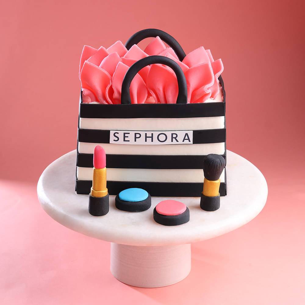 Sephora Makeup Bag Theme Cake
