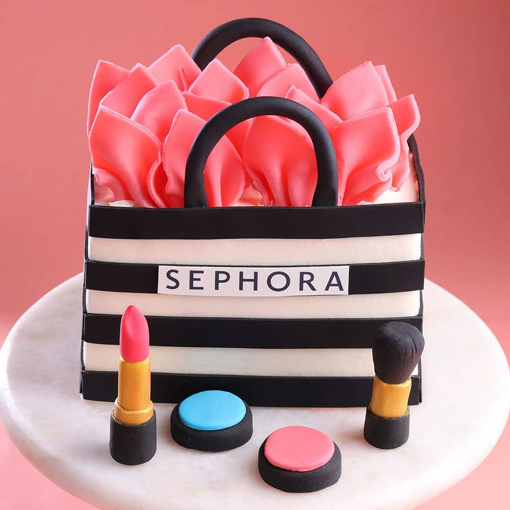 Sephora Makeup Bag Theme Cake
