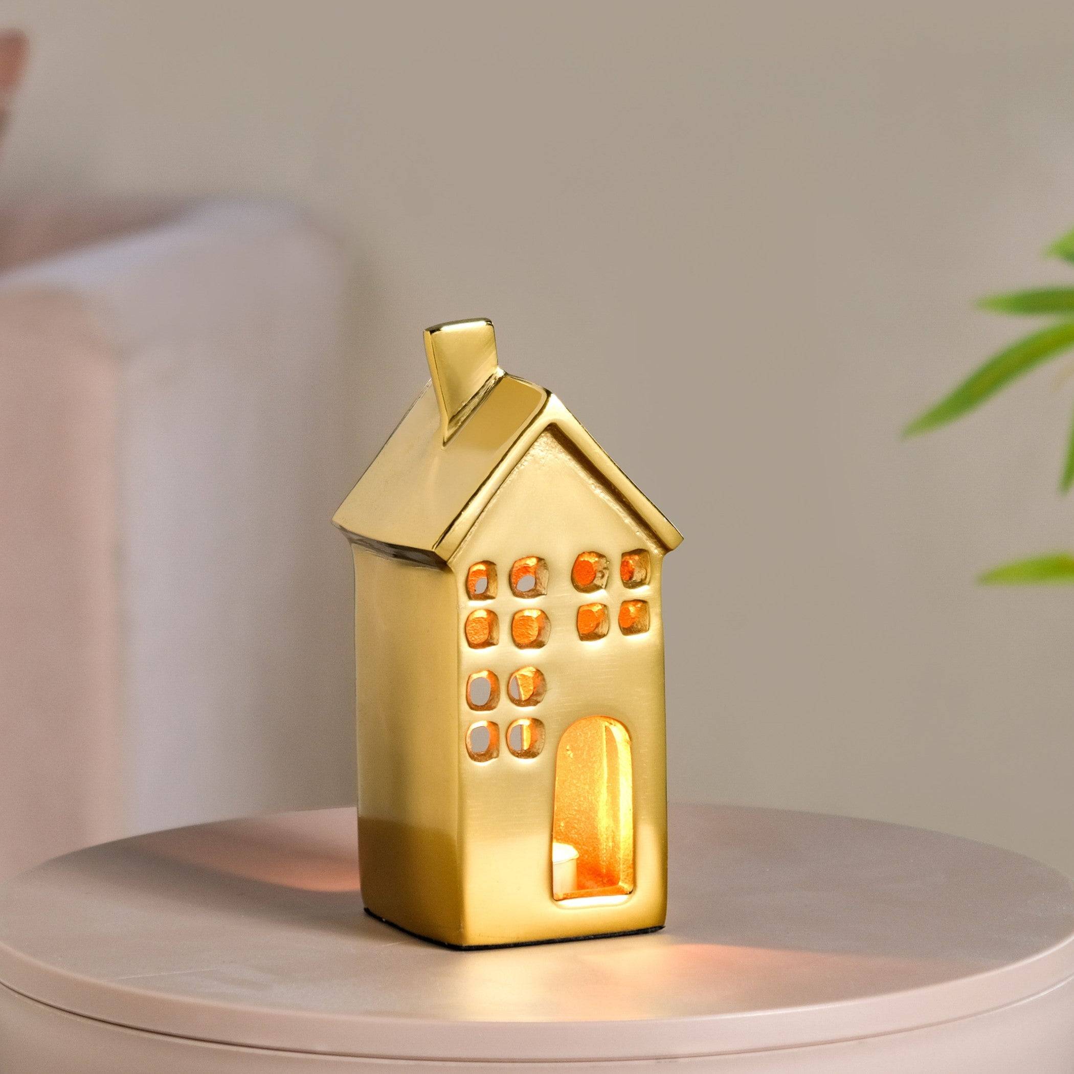 Shimmer Haus Gold Candle Holder
