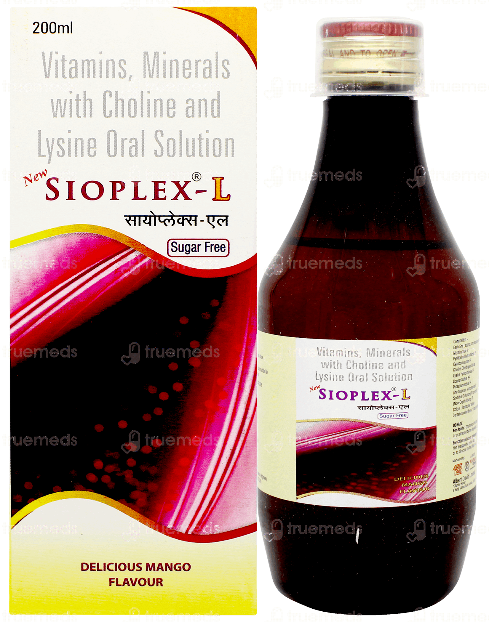 Sioplex L New Mango Flavour Sugar Free Solution 200ml