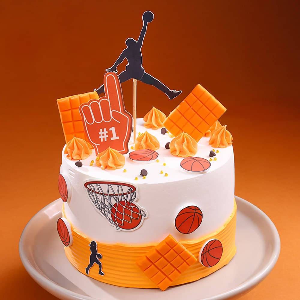 Slam Dunk Basketball Cake