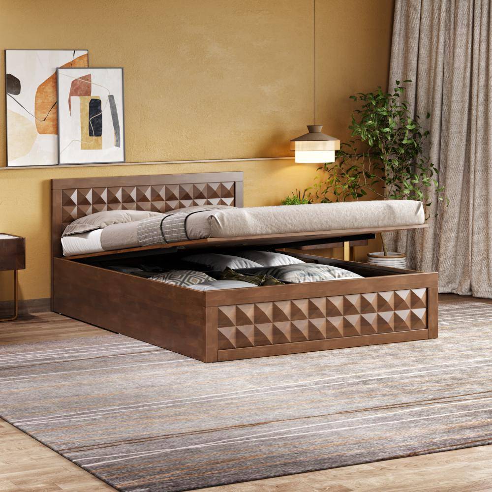 Stud Queen Hydraulic Storage Bed (78x60 inch)