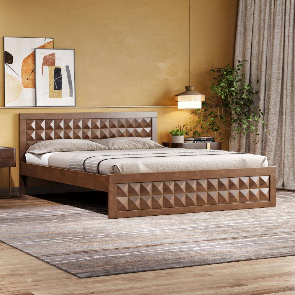 STUD King Solid wood bed without storage (78x72 inch)