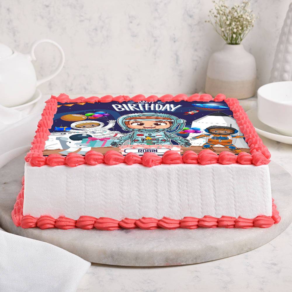 Space Adventure Birthday Cake