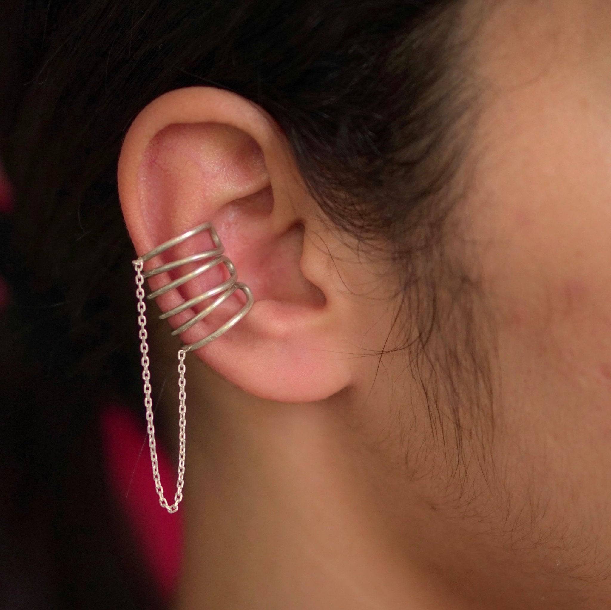 Spiral Drop Earclip