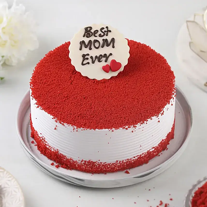 Sprinkle of Love Mom Cake- Eggless