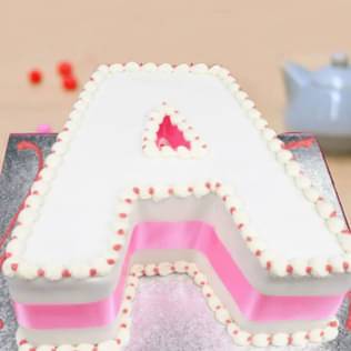Splendid A Alphabet Cake