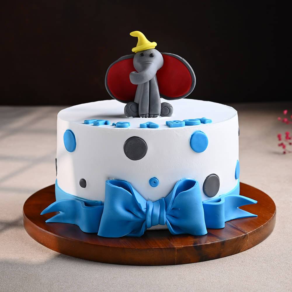 Baby Boy Celebration Cake