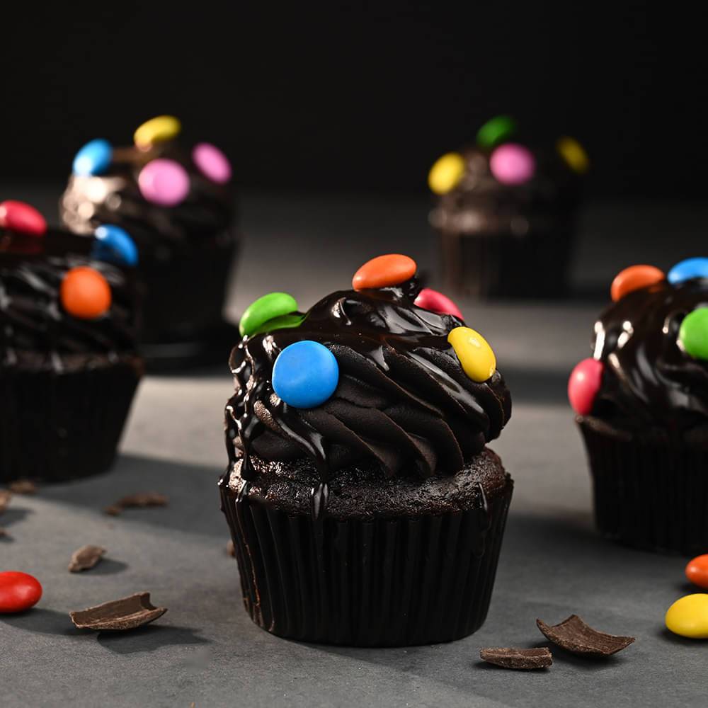 Chocolate Gems Cupcake