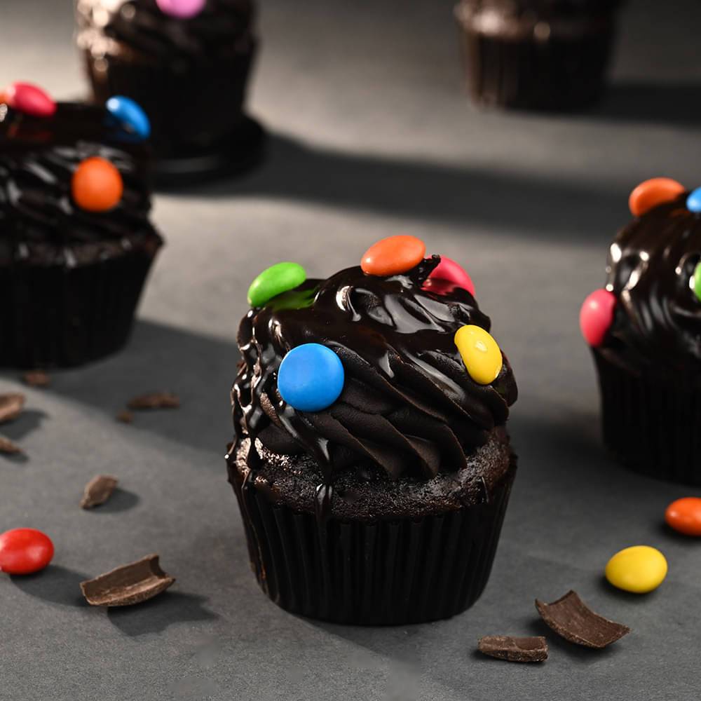 Chocolate Gems Cupcake