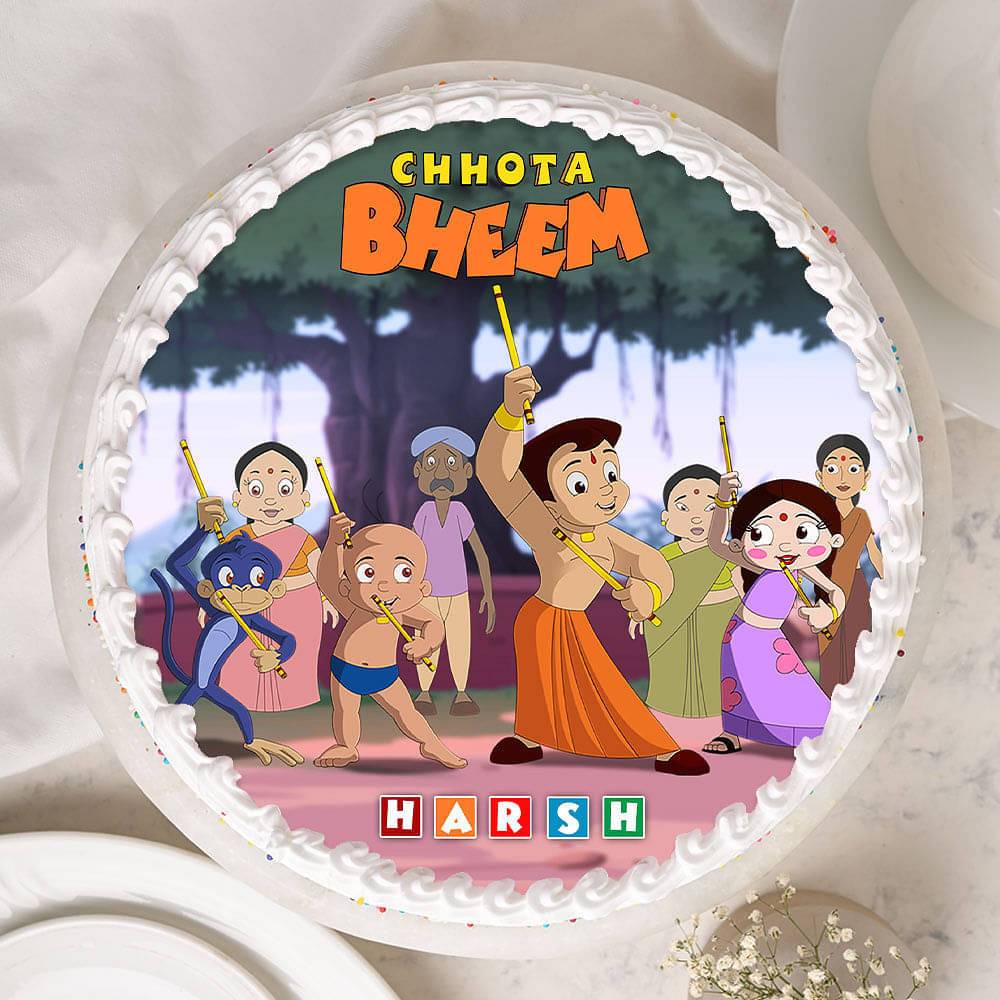 Chota Bheem Cream Cake