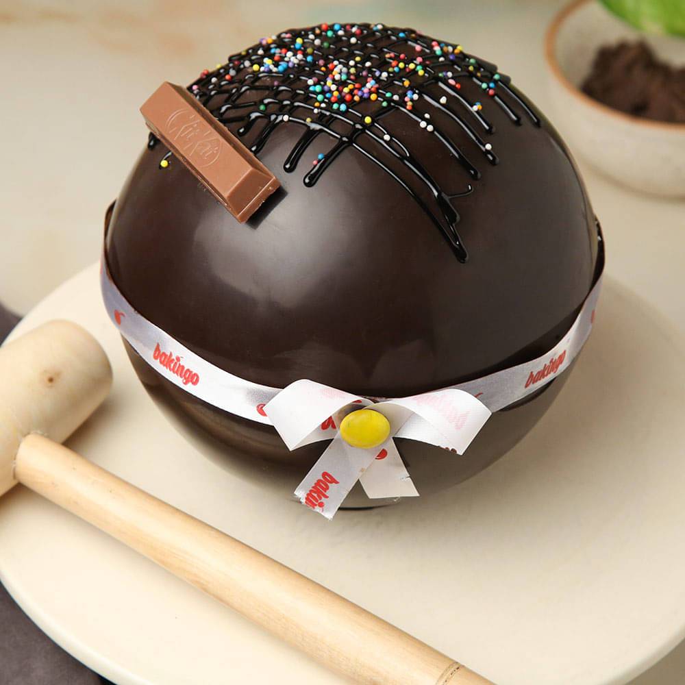 Ferrero Rocher Pinata Cake