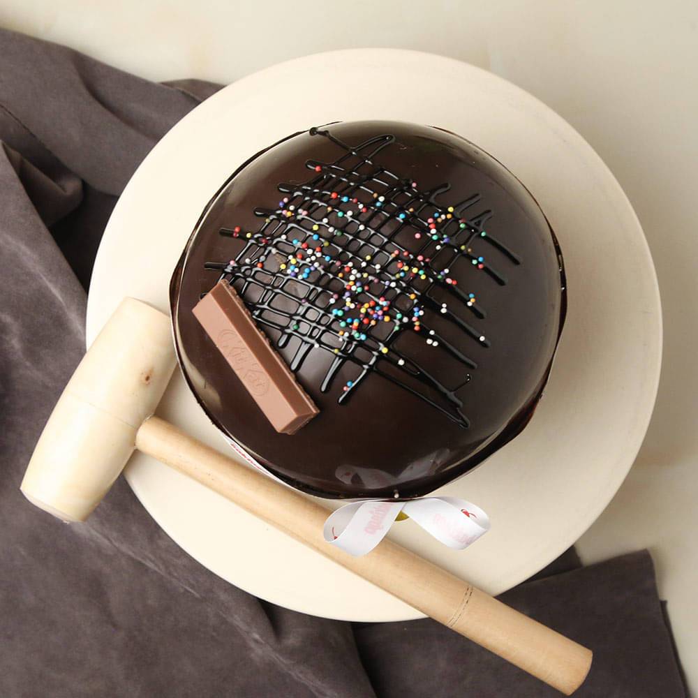 Ferrero Rocher Pinata Cake