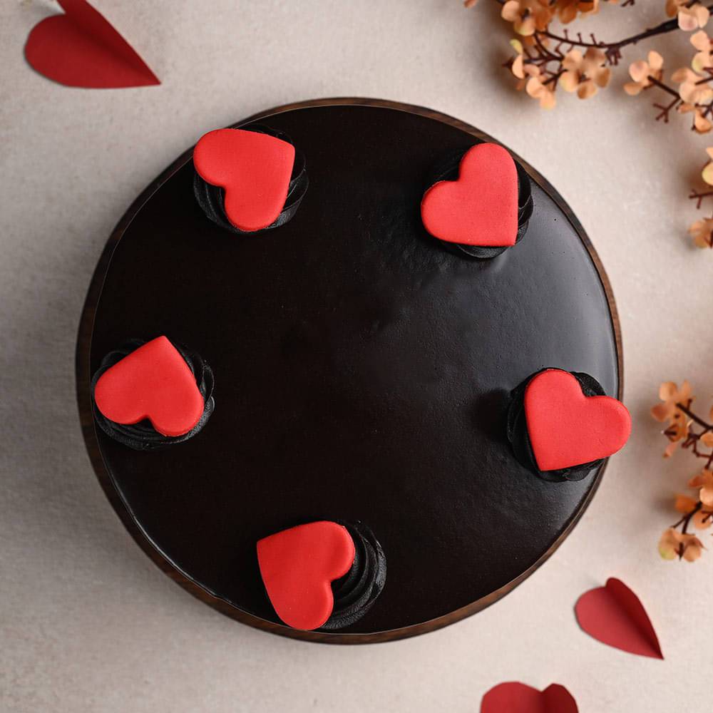 Chocolate Cake With Love More Topper