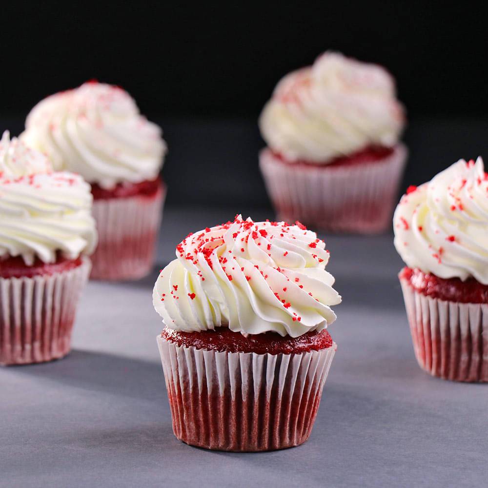 Red Velvet Swirl Cupcake