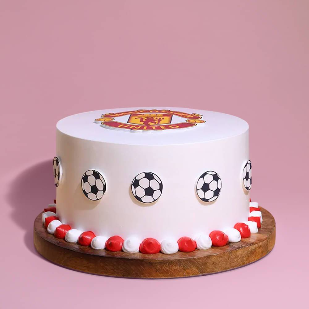 Manchester United Theme Cake