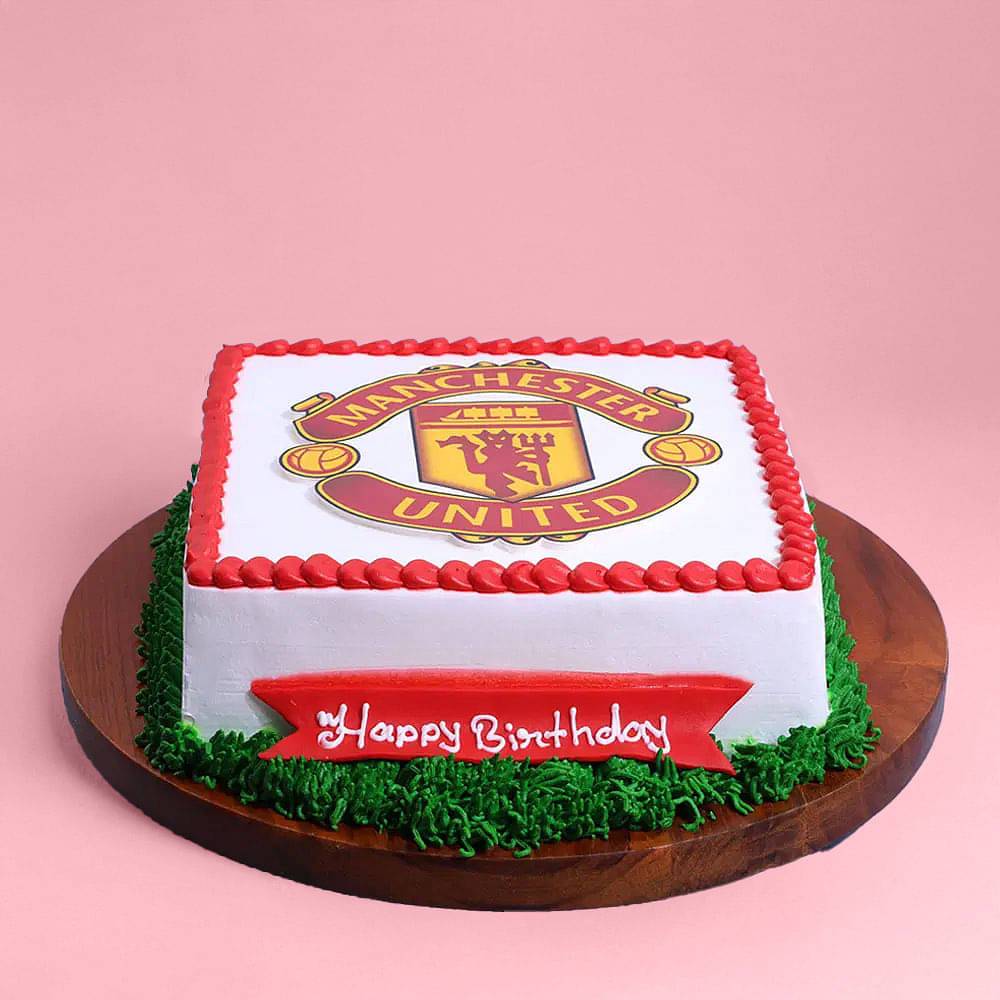 Manchester United Football Cake