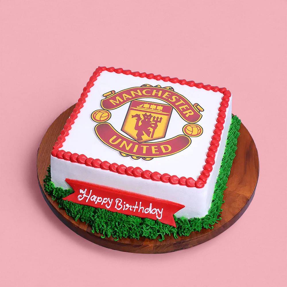 Manchester United Football Cake