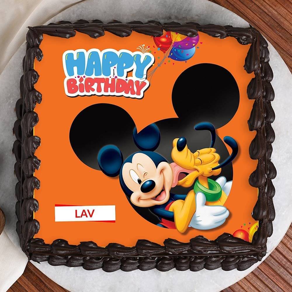 Magical Mickey Birthday Cake