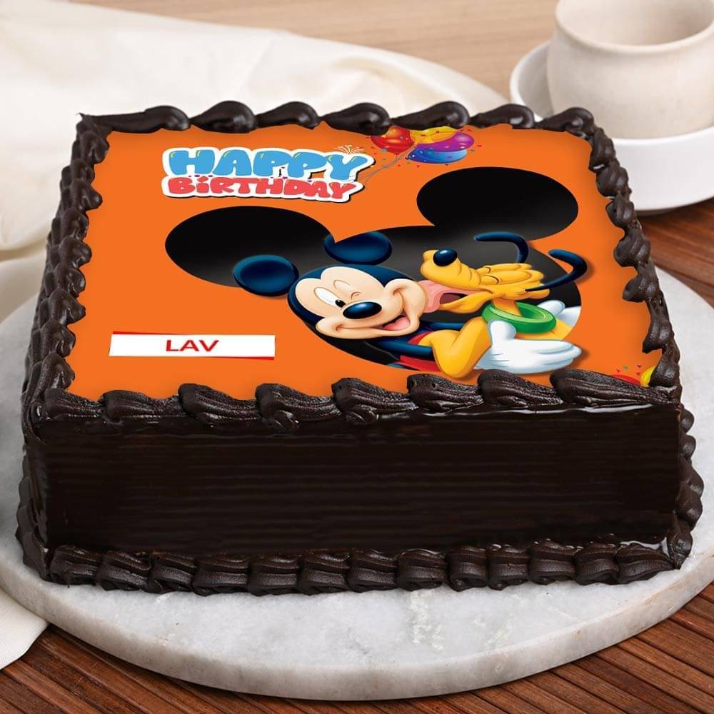 Magical Mickey Birthday Cake