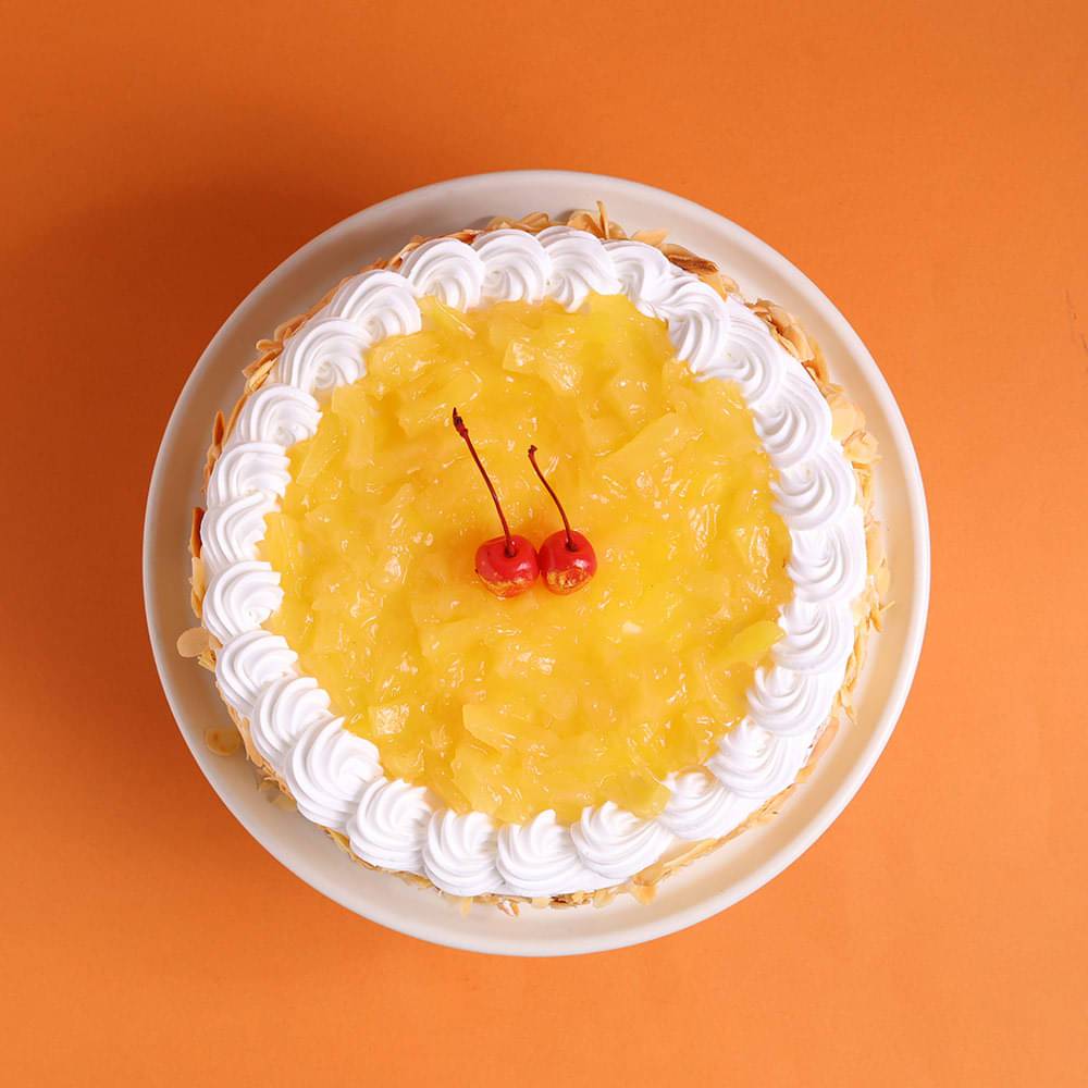 Whipped Cream Pineapple Cake