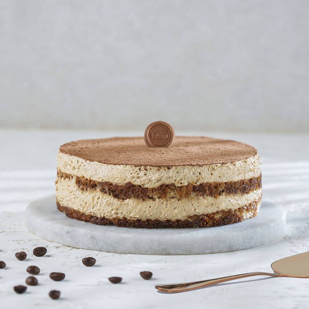 Eggless Tiramisu Cake