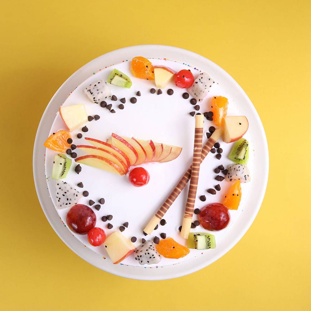 Fruits & Sprinkles Vanilla Cake