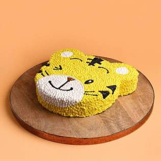 Winking Tiger Cake