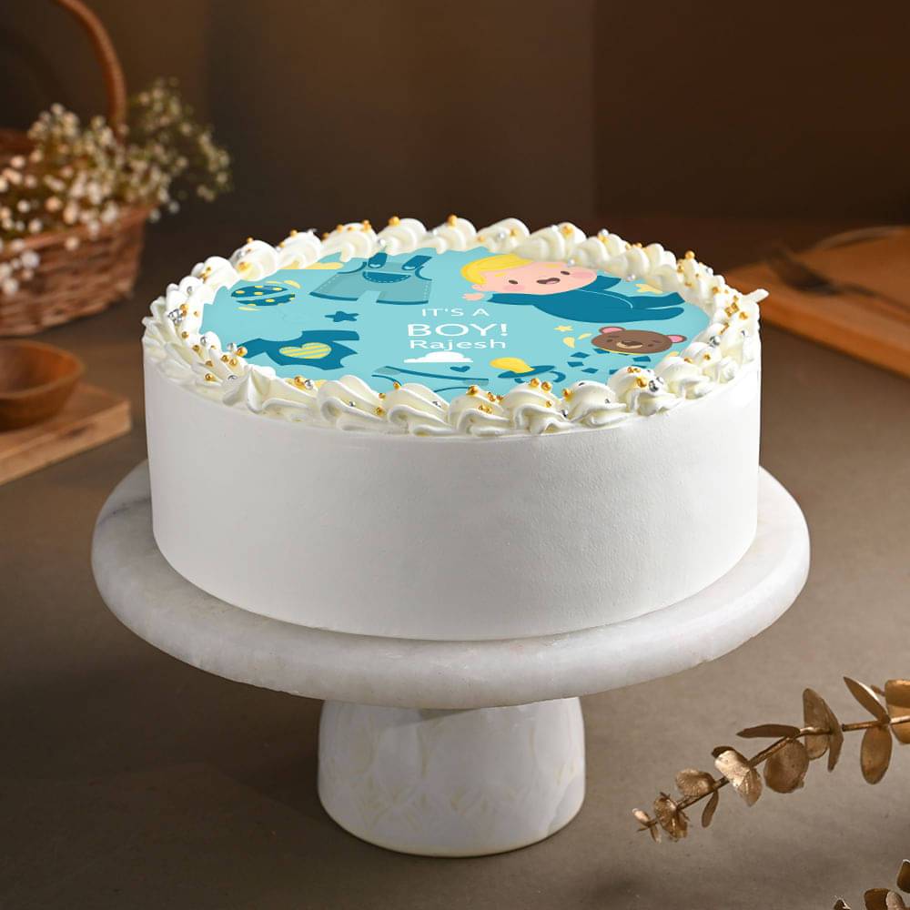 Baby Boy Shower Cake