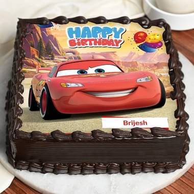 Speedster Birthday Cake