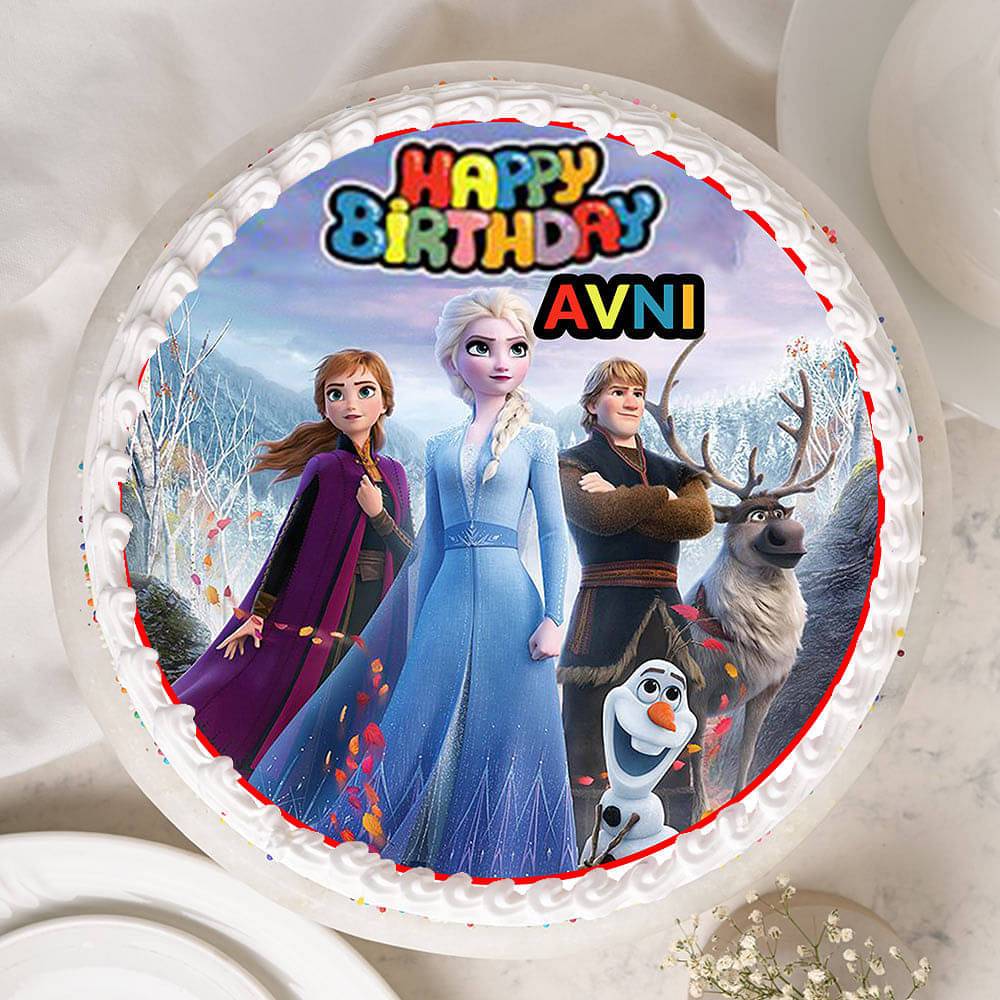 Frozen Birthday Fantasy Cake